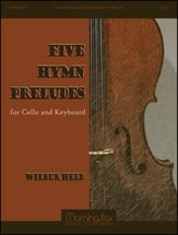 FIVE HYMN PRELUDES FOR CELLO AND KEYBOARD cover